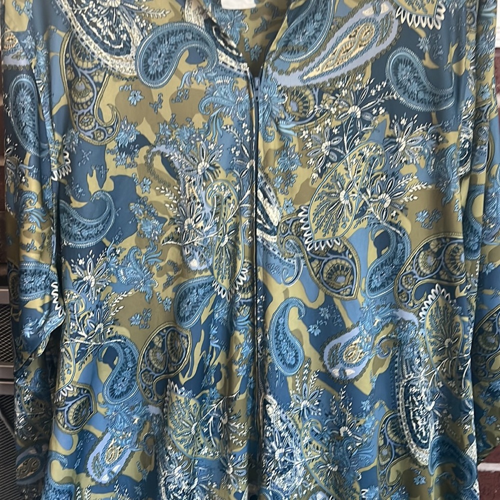 Collections ETC Paisley Robe - Picture 3 of 6